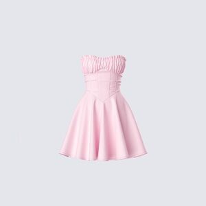 FINESSE Bonnie Pink Mini Dress